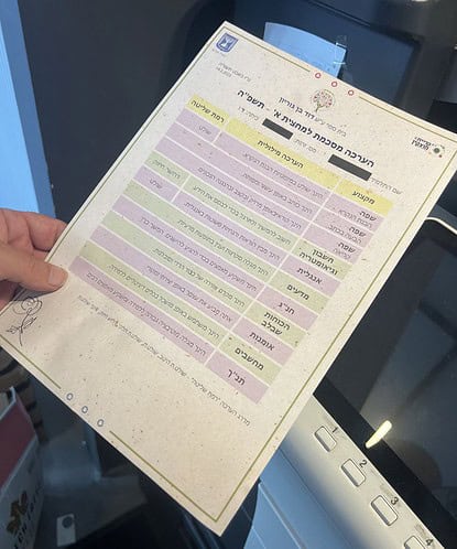 נייר דצוי צדפה טבעי לתעודות בתי ספרתעודות לבתי ספר